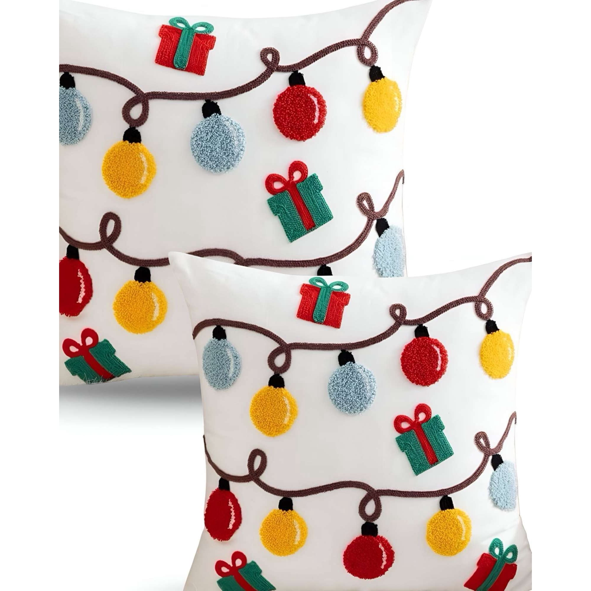 Genérico - Set De 2 Fundas De Cojin Para Navidad K4