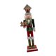thumbnail image 5 of Cascanueces Decoración Navideña Estatua Muñeca De Madera Artesanía Coleccionable Adorno Abrigo Verde, 5 of 5