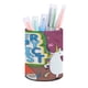 thumbnail image 1 of Bosque Mágico Súper Feliz-theme Cylinder Pen Holder Pencil Organizer with Flannel Lining PVC Leather Material Cardboard Base for study work 10*8CM, 1 of 6