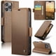 thumbnail image 1 of CaseMe tipo cartera iPhone 16 Pro con cierre magnético, RFID, tarjetero, soporte, carga inalámbrica, 1 of 5