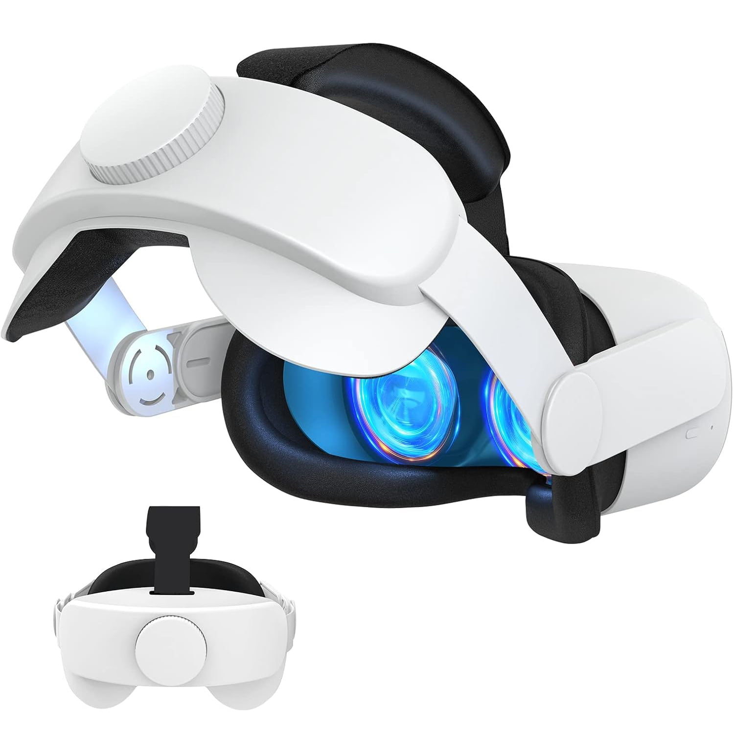 Genérico - Correa Para La Cabeza Compatible Con Quest 2, Accesorios De Reemplazo De Correa Elite Ajustable Para Mayor Comodidad Y Soporte En La Inmersión En Juegos De Vr