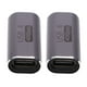 thumbnail image 5 of Adaptador tipo C a tipo C hembra a hembra, transferencia de datos de 40 Gbps, carga rápida de 100 W, conector USB C recto, 2 unidades, 5 of 8