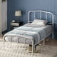 thumbnail image 2 of Base de cama de metal blanca HEIDI Zinus 1 plaza 90x190x30cm, 2 of 7