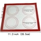 thumbnail image 3 of Makaron Silicone Baking Pad Small Silicone Oven Pad Baking Pad Baking Tool Biscuit Oven Kneading Pad, 3 of 4