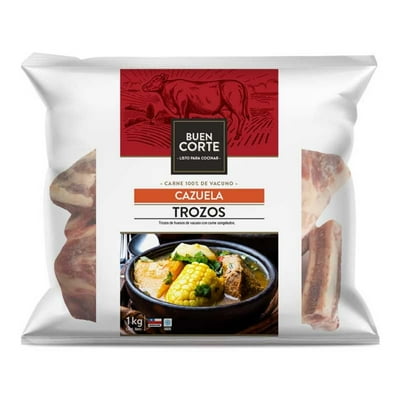Cazuela De Vacuno 1,0 Kg El Buen Corte