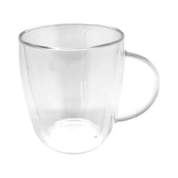 Genérico - Tazon Vidrio Doble Pared 470Ml Glasso Liquidos