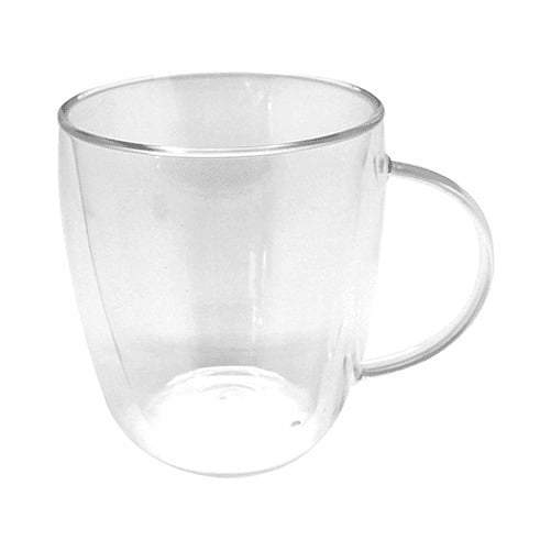 Genérico - Tazon Vidrio Doble Pared 470ml Glasso Liquidos