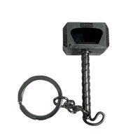 Total Click - Llavero Metalico Premium Martillo De Thor Mjolnir Con Destapador