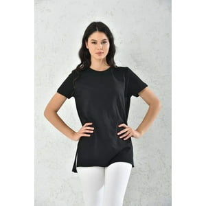 Home Fashion - Polera Mujer Negro Manga Corta Talla S