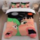 thumbnail image 1 of Record Girl Surprised Themed Bedding Set Duvet Cover and Pillowcase Set, 1 of 1