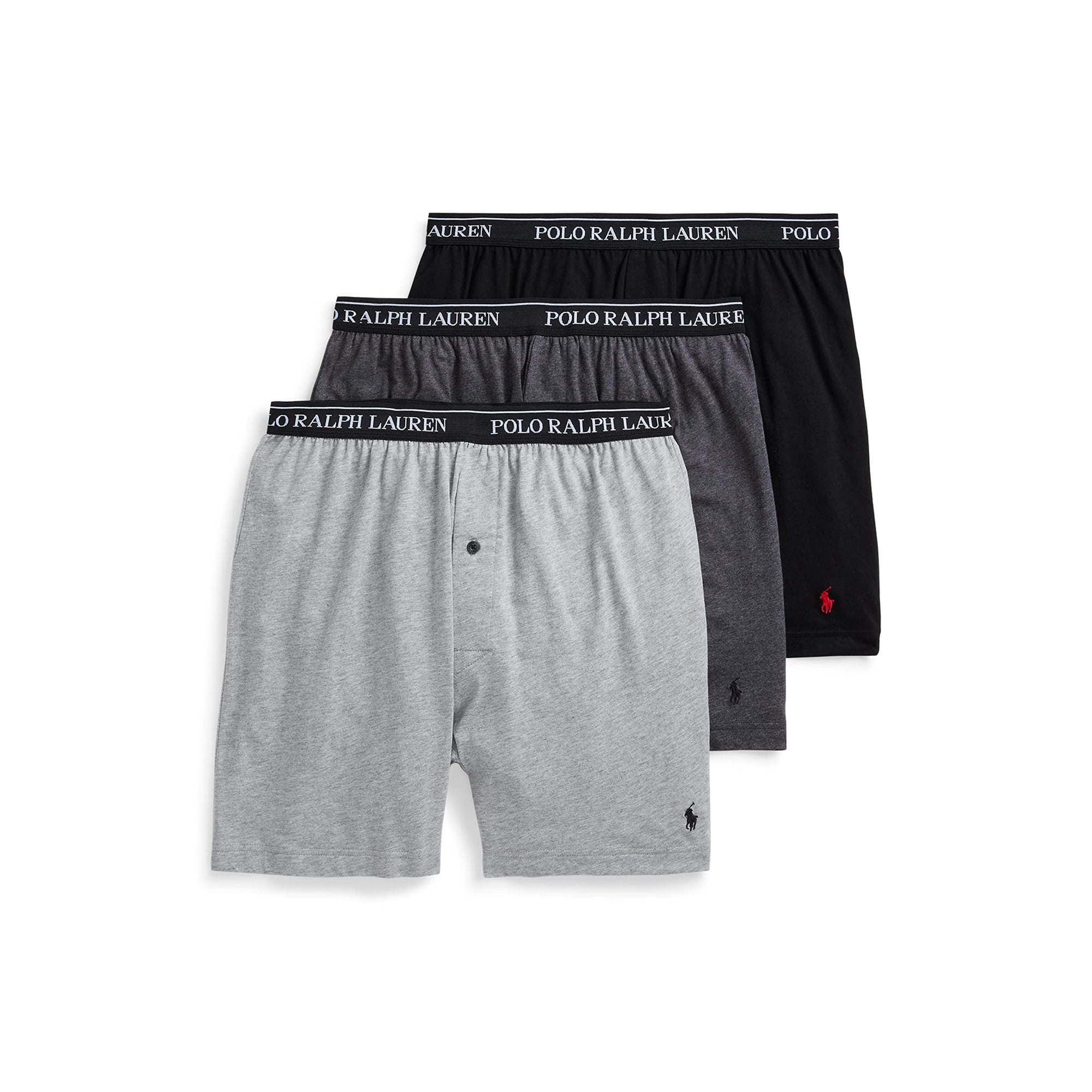 Boxers Polo Ralph Lauren Classic Fit Con Efecto Absorbente, Paquete De 3 Unidades Lg