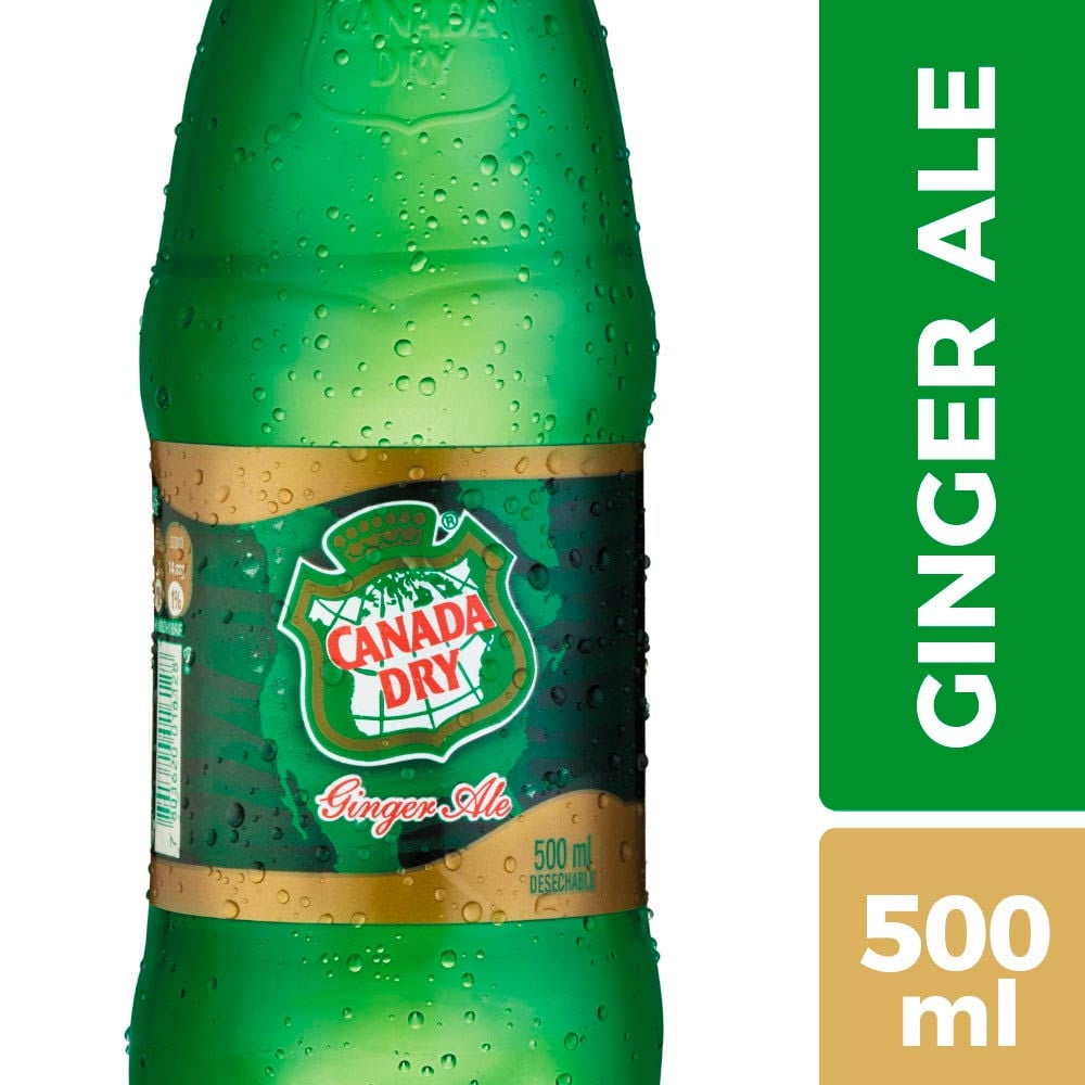 Bebida Ginger Ale Original Botella 600 ml Canada Dry