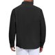 thumbnail image 3 of INSPIRE CHIC Regreso a Clases Camisa de Vestir de Lino Sólido de Manga Larga para Hombre M Negro, 3 of 6