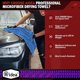 thumbnail image 2 of Toalla de microfibra AIDEA 76x61 cm Azul - Pack de 2 para coche, 2 of 8