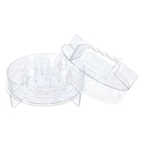 Xusx111 - 2 Paquetes Herramienta De Trituradora De Pollo Torsión, Trituradora De Carne De Mano Transparente De 6,5 ""Con Manija Ergonómica, Pequeñas Herramientas De Cocina Visibles Para Carne De Cerdo