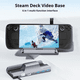 thumbnail image 5 of Base de conexión 6 en 1 compatible con Steam Deck con USB 3.0 HDMI 2.0 4K 60Hz Gigabit Ethernet 100W PD HUB de carga-Plata, 5 of 9