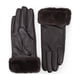 thumbnail image 1 of Guantes Mujer Cuerina Con Puño Peludo Suaves Abrigados Invierno cafe Talla Única, 1 of 3