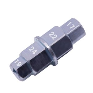 Ioensy - Herramienta Para Eje De Rueda Delantera De Motocicleta, Reparación De Eje Hexagonal De Rueda De 17/19/22/24 Mm