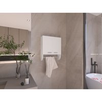 Tuhome - Botiquin 2 Puertas Bath Blanco 50X45X14,5 Cm Con Espejo