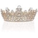 thumbnail image 4 of Joypea Tiara Corona Cristal Tiara Para Mujer Corona Nupcial Boda Cumpleaños Graduación Reina Concurso Accesorios Para El Cabello, 4 of 7