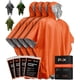 thumbnail image 1 of Poncho de lluvia de emergencia PREPARED4X con manta de supervivencia Mylar, 1 of 7