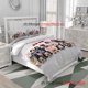 thumbnail image 1 of 3pcs BAEMON Member Real Person And Cartoon Image Pattern Three-Piece Set Soft And Comfortable bedding, 1 of 5