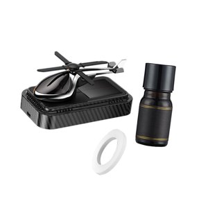 Genérico - Difusor De Aroma Solar Para Aviones, Difusor De Aceites Esenciales Universal Silencioso, Color Plateado