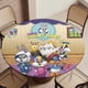 thumbnail image 5 of Baby Looney Tunes-theme Fitted Round Tablecloths Elastic Edged Table Covers Waterproof Table Cloth for Kitchen Holiday Party Tables Decor 150cm, 5 of 6