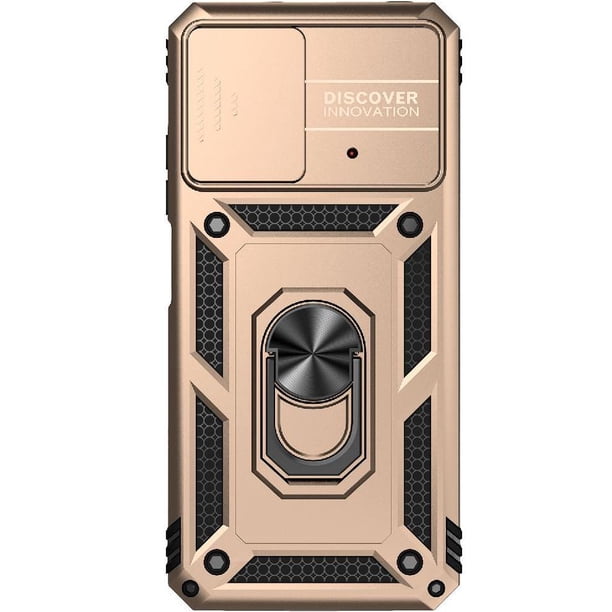 Estuche GANGXUN para Xiaomi Poco X4 Pro 5G, soporte giratorio 360°, estilo mecánico y magnético