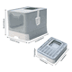 thumbnail image 3 of Arenero Cerrado Tamaño Xl Para Gato Cúpula Sanitaria Gris, 3 of 3