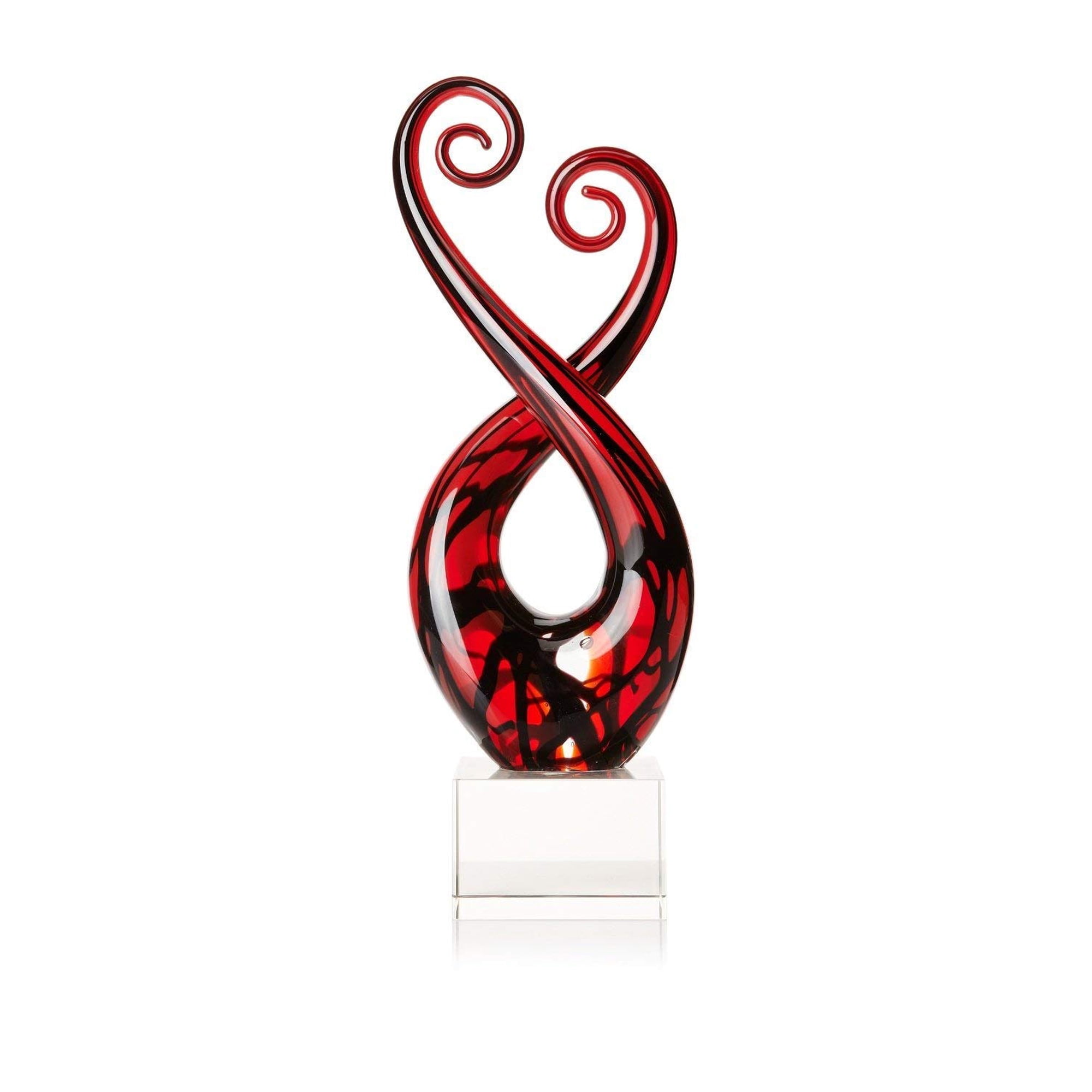 Centro De Mesa Badash Crystal, Estilo Pietro Murano, 33 Cm De Altura