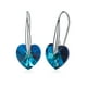 thumbnail image 1 of Aros Corazón Plata Italiana - Azul, 1 of 3