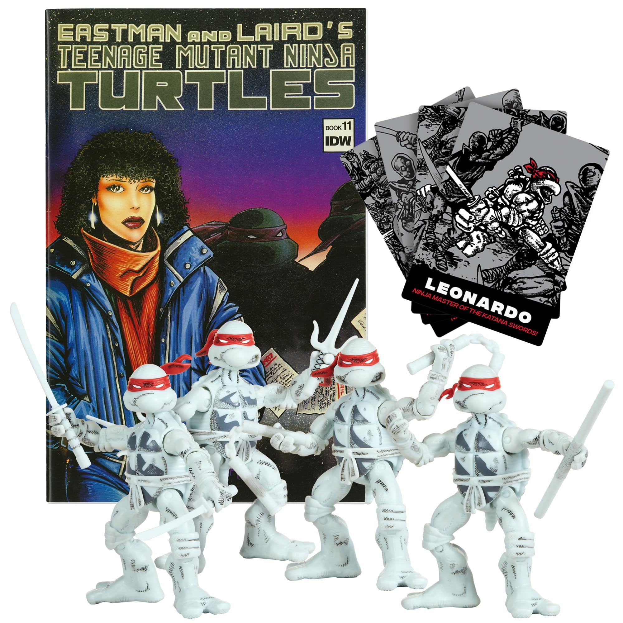 Figuras De Acción Teenage Mutant Ninja Turtles Con Cómic