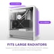 thumbnail image 4 of Funda para videojuegos para PC NZXT H5 Flow 2024 ATX Mid-Tower blanca, 4 of 9