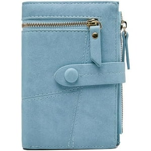 Veat00L - Billetera De Mujer, Billetera De Cremallera Corta, Gran Capacidad, Bolso De Tarjeta Portátil, Regalos Para Niñas Y Mujeres, Moda Y Elegancia
