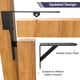 thumbnail image 3 of Kit de herrajes para marcos de puertas GoldOrcle, antihundimiento, para vallas de madera, 3 of 7