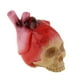 thumbnail image 1 of Escultura Decorativa De Halloween Con Forma De Calavera Y Corazón Para Estante De Escritorio De Oficina, 1 of 3