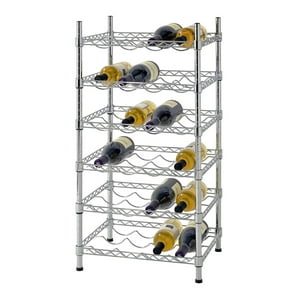 Prochef - Estante Cromado 45X35X90 Cm. Cava 24 A 42 Botellas De Vino