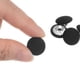 thumbnail image 4 of Uxcell 30pcs 24L Botón Cubierto de Tela de 15mm con Vástago Metálico Redondo para Trajes, Vestidos, Blusas, Negro, 4 of 6