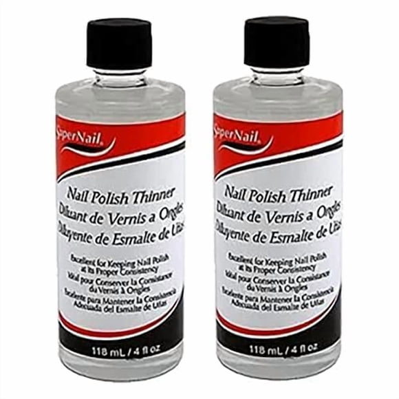 Diluyente para Esmalte de Uñas SuperNail 118 ml Paquete de 2