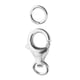 thumbnail image 3 of 1pcs 925 Broche De Langosta De Plata Esterlina DIY Joyería Encontrar Conectores 13mm, 3 of 3