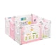 thumbnail image 1 of Corral de Seguridad Bebe Multiformas 8+2 Plegable Rosado, 1 of 7