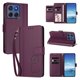 thumbnail image 2 of Funda Cartera Trébol para Motorola Edge 2025 5G con Ranuras Tarjetas y Carga Inalámbrica Violeta, 2 of 6