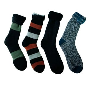 Mercado Ideas - 3 Par Calcetines Con Chiporro Térmicos Largos Unisex