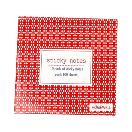 Set Post It Rojo 13X10Cm