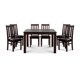 thumbnail image 5 of Comedor Ñuble Cuadrado 120X120 Cm Con 8 Sillas Chocolate-Negro, 5 of 13
