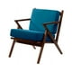 thumbnail image 2 of Sitial Bremen Tela Velvet Azul Petroleo, 2 of 4