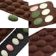 thumbnail image 3 of 2 Moldes Para Chocolates Silicona Huevo Pascua Molde Huevito Marrón, 3 of 6