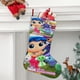thumbnail image 2 of True y el Reino Arcoíris Tema: Calcetines de Navidad, fino lino blanco para colgar en escaleras y chimenea, decoración navideña para el hogar, regalo de Navidad.54cm×38cm, 2 of 5