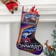 thumbnail image 2 of Onward (Unidos) Tema: Calcetines de Navidad, fino lino blanco para colgar en escaleras y chimenea, decoración navideña para el hogar, regalo de Navidad. 45cm × 32cm, 2 of 5